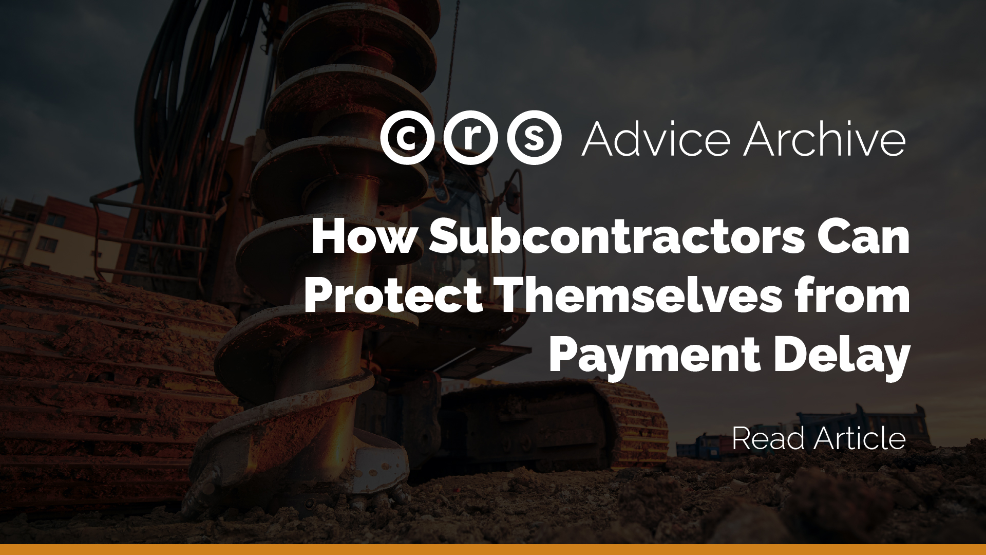 Construction payment delays